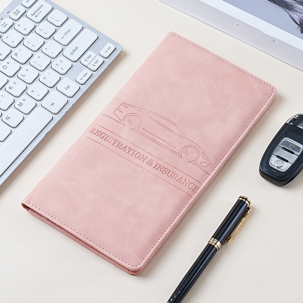 Leather Passport Cover - Kartlık PU Deri Pasaport Çantası Pasaport