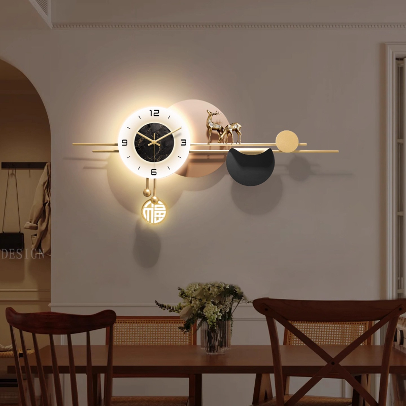 Luxury Lifestyle Homes - Işık Lüks İç Duvar Saatleri Led