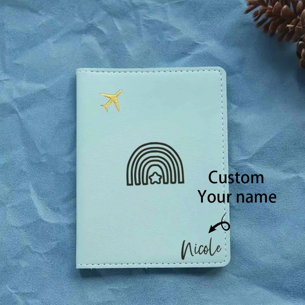Leather Passport Cover - Kişiye Özel İsimli Pasaport Kılıfı, Deri