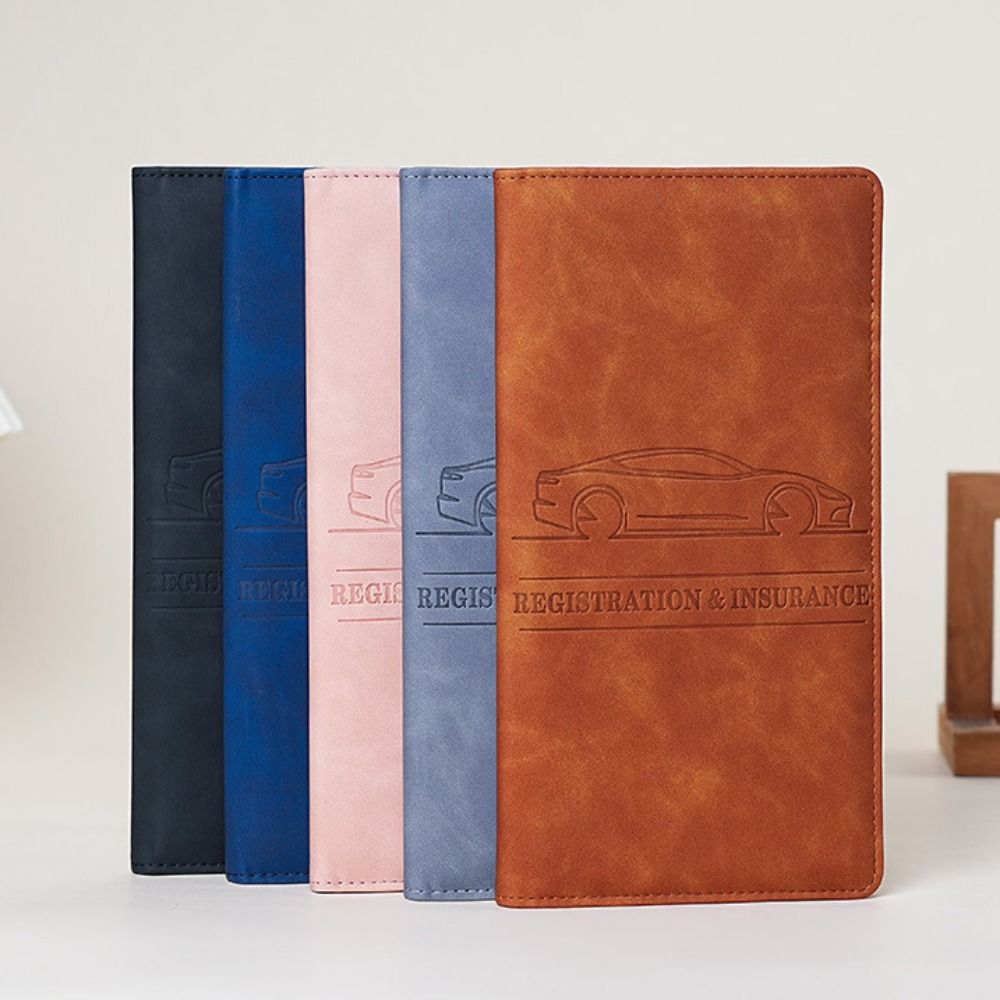 Leather Passport Cover - Kartlık PU Deri Pasaport Çantası Pasaport