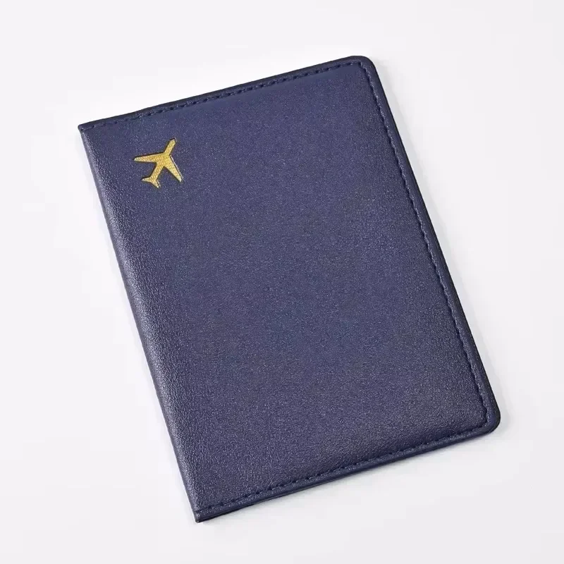 Leather Passport Cover - Kadın Erkek Kart Pasaport Kılıfı Uçak