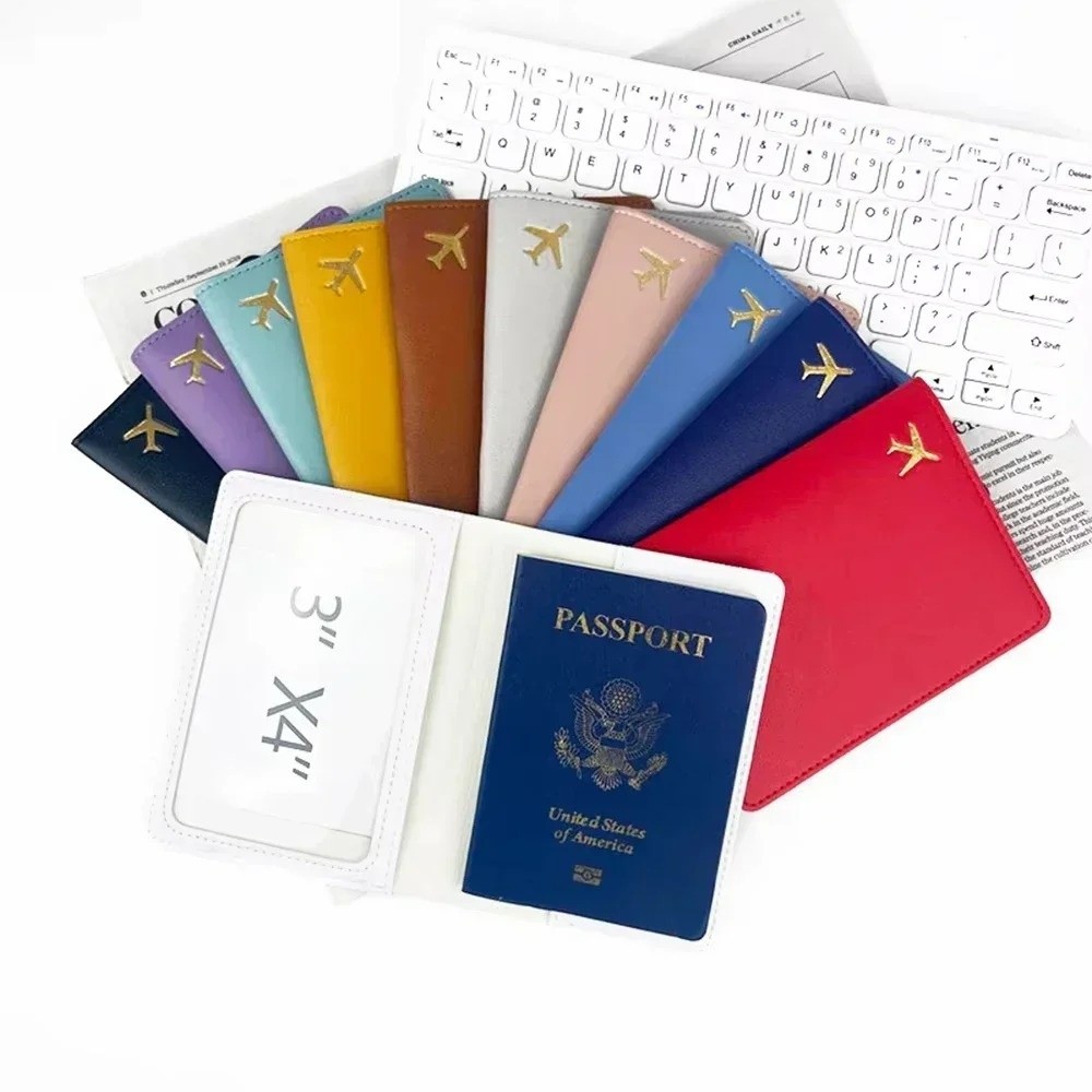 Leather Passport Cover - PU Deri Pasaport Tutucu Su Geçirmez