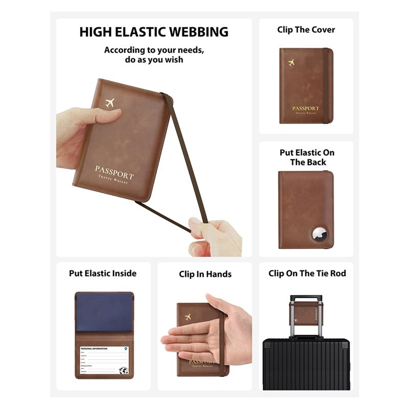 ABRT-Passport Holder, Airtag i - Leather Passport Cover incelemesi ve fiyatı