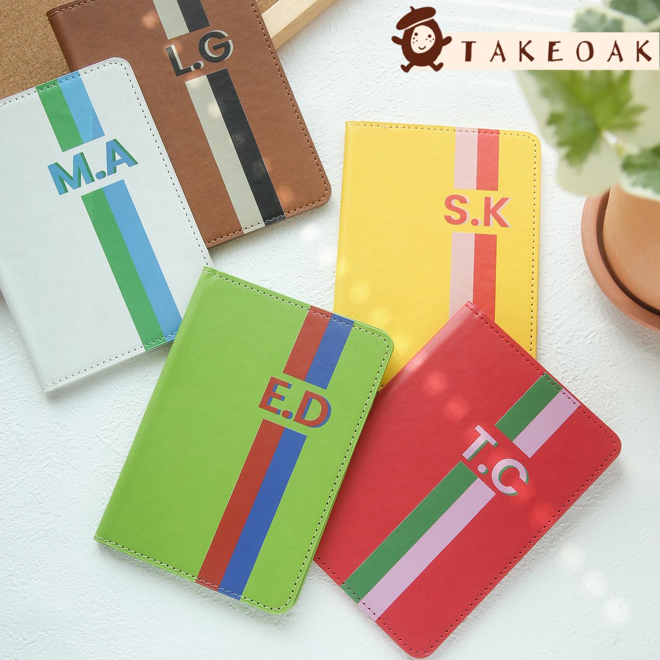 Özel Baş Harfler Klasik Çizgil - Leather Passport Cover incelemesi ve fiyatı