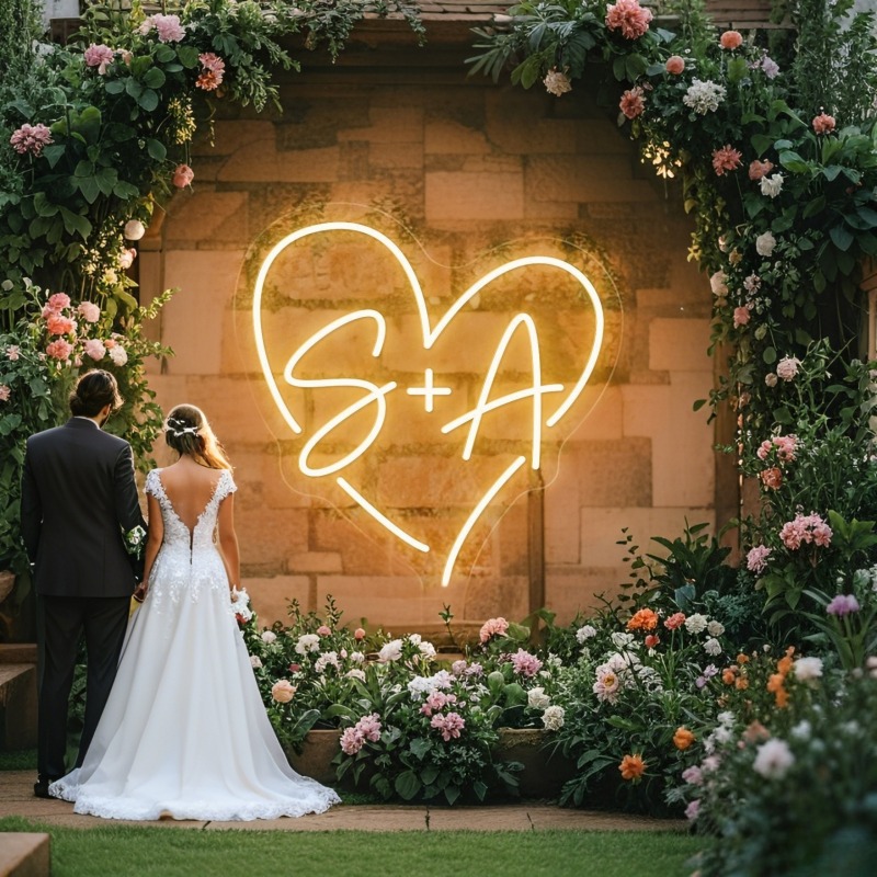Özel Harfleri Kalp LED Neon Bu - Personalized Engraved Gift incelemesi ve fiyatı