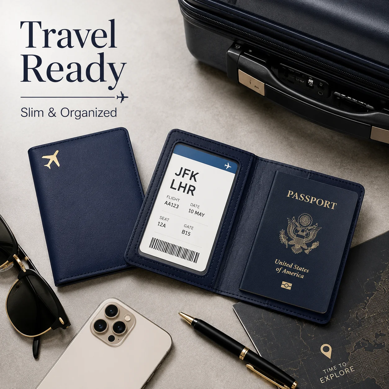 PU Deri Pasaportluk Altın Vara - Leather Passport Cover incelemesi ve fiyatı