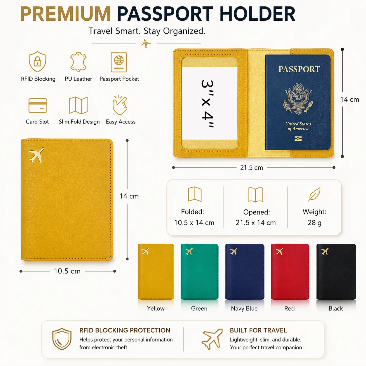 PU Deri Pasaportluk Altın Vara - Leather Passport Cover incelemesi ve fiyatı