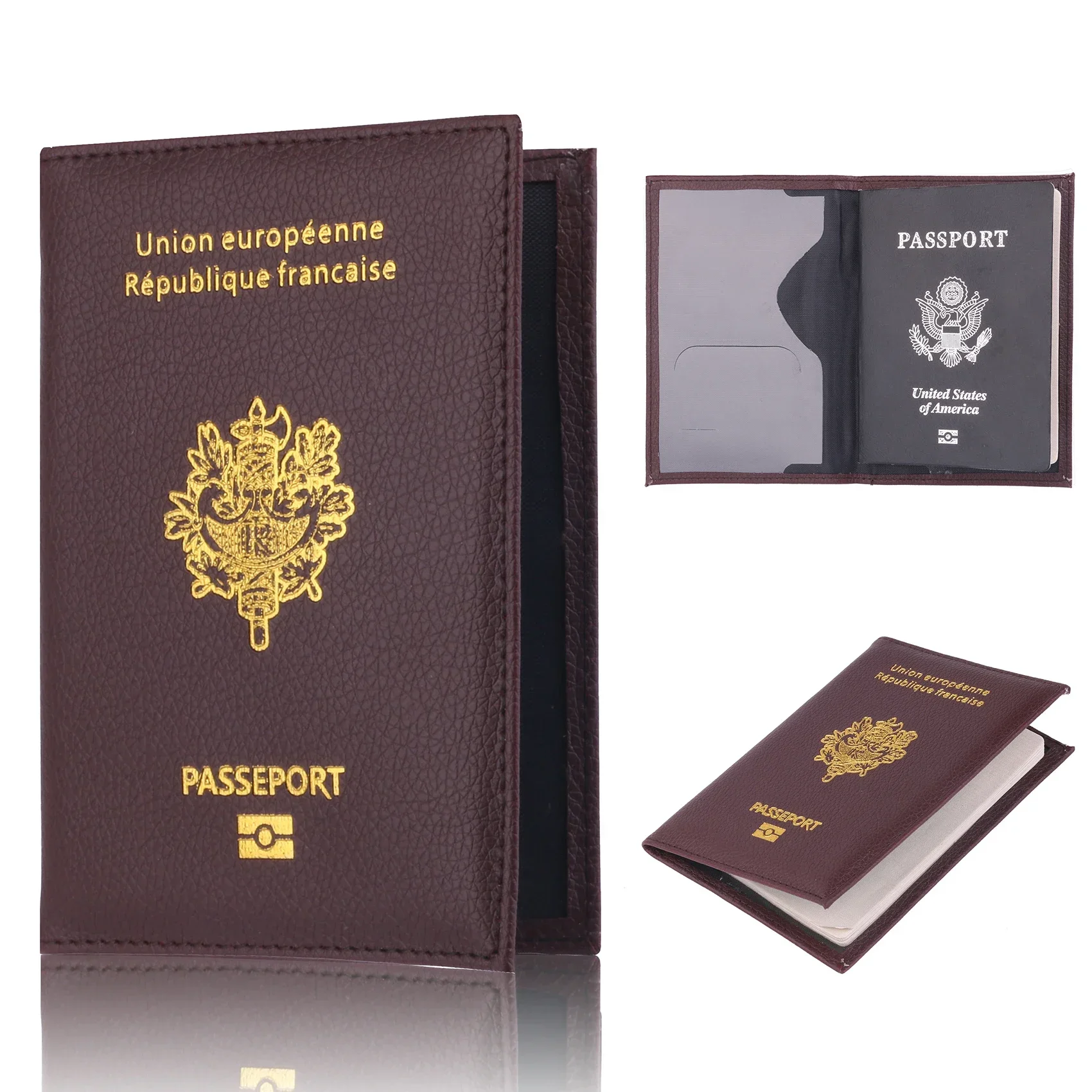 Kadın Erkek Seyahat Pu Pasapor - Leather Passport Cover incelemesi ve fiyatı