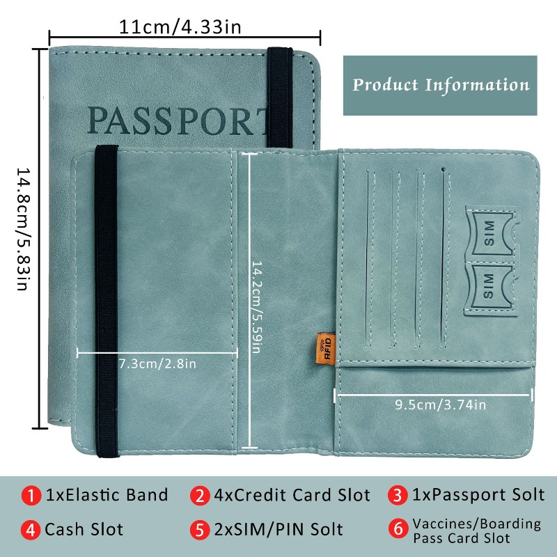 PU Deri Pasaportluk, RFID Enge - Leather Passport Cover incelemesi ve fiyatı